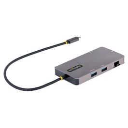 Startech.com 120B-USBC-MULTIPORT Docking Station USB Tipo C, HDMI 4K 60Hz, Ethernet Gigabit, USB-A, Lector SD/MicroSD, Power Delivery 100W