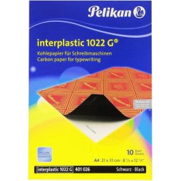 Papel Carbon Pelikan Interplastic 1022G A4 Caja De 10 Negro (401026) Precio: 8.49999953. SKU: B19EXBDXZX