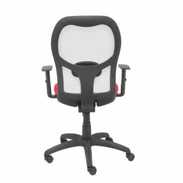 PIQUERAS Y CRESPO Silla Jorquera malla blanca asiento bali rojo PIQUERAS Y CRESPO Silla Jorquera malla blanca asiento bali rojo