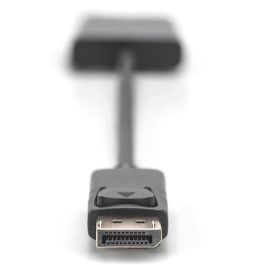 Digitus Adaptador DisplayPort a DVI Activo, Conector Mini DisplayPort Macho a DVI-I Hembra, 0.15m