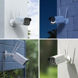 Reolink WC811WAB4K03 Cámara IP Exterior 4K Wi-Fi 6 con Zoom Óptico 5x, Visión Nocturna y Detección Persona/Vehículo