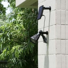 Lumisky LUM3666162005849 Foco solar Proyector 2 en 1 para pegar o fijar, LED blanco, SPIKY AWAY, W34 H42 cm
