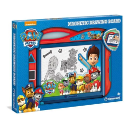 Clementoni Pizarra Magnética Patrulla Canina Paw Patrol 47x34x3,3cm Edad +4 Años