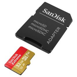 SanDisk SDSQXAF-032G-GN6MA Tarjeta de Memoria 32GB microSDHC UHS-I Clase 10 100MB/s con Adaptador