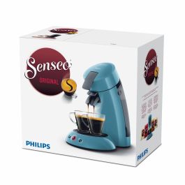 Philips HD6553/21 Cafetera Senseo Original 1450W, 1 o 2 tazas, Pantalla Táctil, Parada Manual, Apagado Automático - Azul Gris