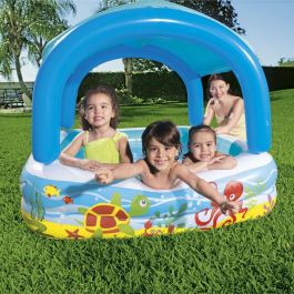 Bestway Piscina Hinchable Infantil Techo Desmontable 140x140x114 cm +2 Años Jardin 52192 Bestway Piscina Hinchable Infantil Techo Desmontable 140x140x114 cm +2 Años Jardin 52192