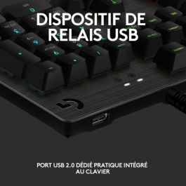 Logitech G - Teclado para juegos - G513 Mecánico - LIGHTSYNC RGB con interruptores GX Brown - Carbono