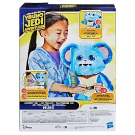 Star Wars Peluche Electrónico Jabberin' Jedi Nubs Nigel F8339 con Luces y Sonidos, 28cm