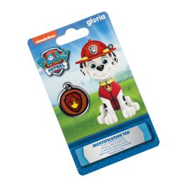 Pawpatrol Placa de Identificación Marshall S Acero Inoxidable Esmaltado Resistente