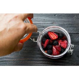 Tarro Hermético de Vidrio con Cierre Clip 150 ml - La Mediterranea (36 Unidades) Tarro Hermético de Vidrio con Cierre Clip 150 ml - La Mediterranea (36 Unidades)