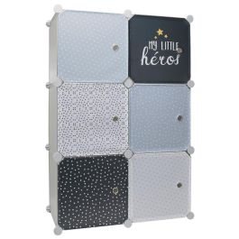 Home Deco Kids Estantería Modular 6 Cubos Azul para Jugar y Almacenar 63x32x95 cm Precio: 29.88999959. SKU: B1GV69FHE2