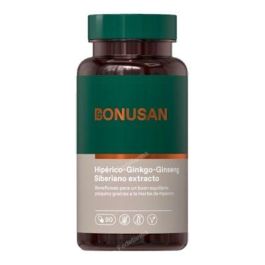 BONUSAN Hipérico-Ginkgo-Ginseng Siberiano Extracto 90 Vcaps Precio: 26.4999999. SKU: B14TF6K4A3