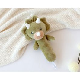 KioKids Sonajero Peluche Dinosaurio Verde 18 cm para Bebés +0 Meses. Juguete Suave y Blando de Poliéster. Estimula Desarrollo Sensorial Precio: 6.7899997. SKU: B1FKKFHKCX