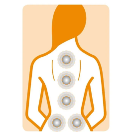 Medisana 88935 Colchón de Masaje Asiento con Vibración y Calor, Ideal Oficina y Automóvil