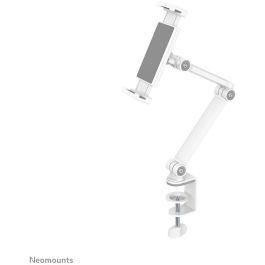 Neomounts DS15-545WH1 Soporte de tablet universal con movimiento completo y abrazadera de escritorio para tablets de 4.7"-12.9", blanco