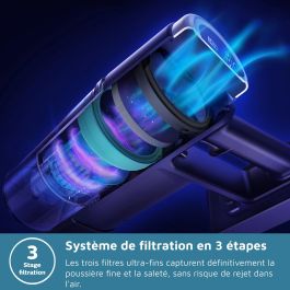 Philips XC3033/01 Aspiradora Vertical Inalámbrica PowerCyclone 8 Hasta 60 Minutos Duración Batería Verde Cargo