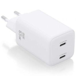 AISENS - CARGADOR GaN 65W, 2xUSB-C PD3.0 QC4.0, BLANCO Precio: 13.50000025. SKU: B1KAKBN9TE
