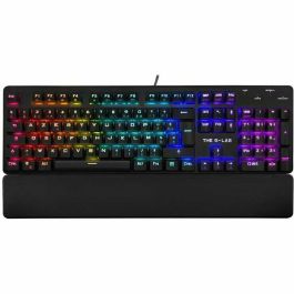 El Interruptor Rojo Mecánico G-Lab Keyz Rubidium y El Teclado Rgb Completamente Personalizables con Descanso de Muñeca