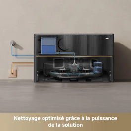 Dreame Robot aspirador X50 Master con base compacta de 24,9 cm y sistema 8 en 1