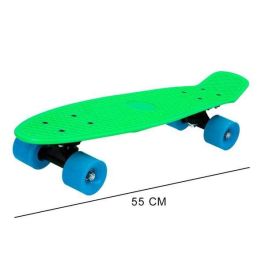 Monopatin de plastico con eje de plástico y rueda pvc soporta 50 kg 55 x 12 cm - modelos surtidos Monopatin de plastico con eje de plástico y rueda pvc soporta 50 kg 55 x 12 cm - modelos surtidos
