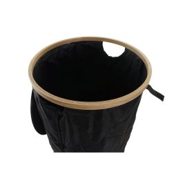 Cesta Ropa Basicos DKD Home Decor Negro Natural 44 x 57 x 44 cm Cesta Ropa Basicos DKD Home Decor Negro Natural 44 x 57 x 44 cm