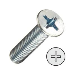 Tornillo Rosca Metal Cabeza Plana Din 965 Zincado Metrica M-4 Largo 8Mm Ucafix (100 Unidades) Precio: 1.49999949. SKU: B12G3LN5P2