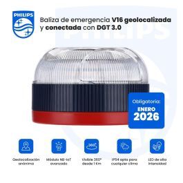 Baliza de Emergencia V16 conectada DGT 3.0 Philips SFL1000M/10
