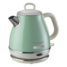 Ariete 2868/04 Hervidor Vintage Verde 1 Litro con Filtro de Metal y Auto Apagado