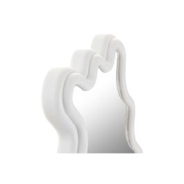 Espejo de pared Home ESPRIT Blanco Urbano 22 X 2 X 35 CM Espejo de pared Home ESPRIT Blanco Urbano 22 X 2 X 35 CM