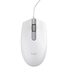 Trust Ratón Tm-101 W Cable Usb 1200Dpi Ambidiestro 3 Botones Blanco