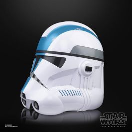 Hasbro HASG07075L0 Casco Electrónico Premium Soldado Clon Legión 501 Star Wars The Black Series Cosplay +14 años