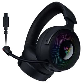 Razer Kraken V4 PRO Auriculares Gaming Inalámbrico y Alámbrico Over-Ear Negro