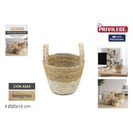 Inde Cesta Cónica Seagrass con Asas 20 cm Precio: 49.50000011. SKU: B17ZP8ZKMW