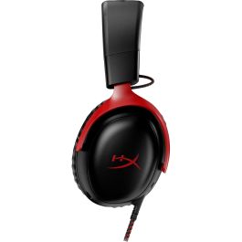 HP Cloud III Auriculares Gaming 7.1 Sonido DTS Headphone:X Inalámbrico USB-C Negro Rojo Over-Ear Cancelación Ruido Micrófono Boom Extraíble