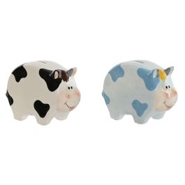 Hucha Kids DKD Home Decor Azul Negro 7.5 x 12.5 x 16 cm (2 Unidades) Precio: 18.49999976. SKU: B1CGW443J3