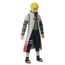 Bandai ANIME HEROES MINATO Figura de Naruto Namikaze de 17cm con +16 Puntos de Articulación