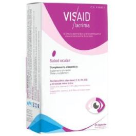 Visaid Lacrima: Suplemento con DHA, Vitaminas C, E, B1, B2, Cobre y Zinc para la Visión y Protección Celular - 30 Cápsulas Precio: 13.8900003. SKU: B1BVHXLW9V