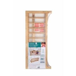 NIDALYS - Barra de cama de madera natural 90 cm - Estándar BS