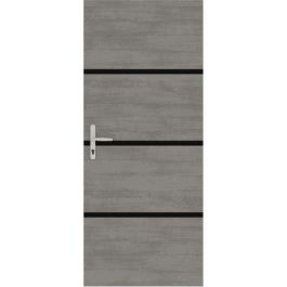 Kit de Renovación para Puerta Interior - NORDLINGER PRO - 4 Hojas 85 x 50 cm y 3 Perfiles Negros 85 x 2 cm - Gris Ágata Precio: 115.6899997. SKU: B178YNVQ4Y