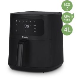 Hkoenig HKO1726498446926 Freidora sin aceite FRY840, 4 L de capacidad, 6 programas de cocción, 1300 W