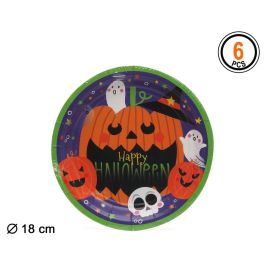 Accesorio Plato Cartón Desechable Halloween 6 Piezas Precio: 0.88999977. SKU: B1HCNTRVGY