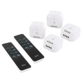 Dio Connected Home 54859 Kit de 4 módulos de iluminación y 2 mandos a distancia Precio: 65.49999951. SKU: B1D6NALSWT