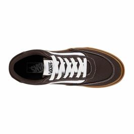 Zapatillas Deportivas Hombre Vans Brooklyn Ls Cgum Turki Rojo Oscuro