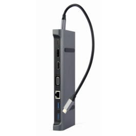 Gembird A-CM-COMBO9-02 base para portátil y replicador de puertos Alámbrico USB 3.2 Gen 1 (3.1 Gen 1) Type-C Gris Precio: 85.49999997. SKU: S5616427