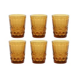 Vaso Basicos DKD Home Decor Ambar 8 x 10 x 8 cm Set de 6 Precio: 18.58999956. SKU: B14SY28M3D