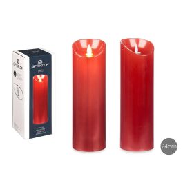 Vela Llama Led Rojo 24Cm Acorde (12 Unidades) Precio: 65.79000021. SKU: B1GT8MWMRZ