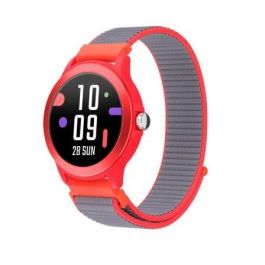 SPC 9651R Smartwatch Smartee Duo Vivo Rojo, Llamadas Bluetooth, Frecuencia Cardíaca, Oxímetro, 1.27" HD, IP68, 8 Días Batería, 2 Correas