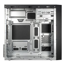 Inter-Tech IT-6505 Reto Micro Torre ATX Negro, Caja PC micro ATX, Diseño Retro con Soporte para Múltiples Bahías y Puertos USB