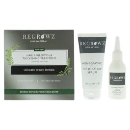 Set Regrowz: Homeopathic, Scalp Serum, Restorative, 75 ml + Homeopathic, Scalp Cream Treatment, Hydrate & Protect, 75 ml Precio: 21.49999995. SKU: B1BPP74S2E