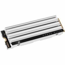 Unidad de estado sólido interna - CORSAIR - MP600 ELITE 1TB Gen4 PCIe x4 NVMe M.2 SSD optimizada para PS5 con disipador de calor LP - Blanco